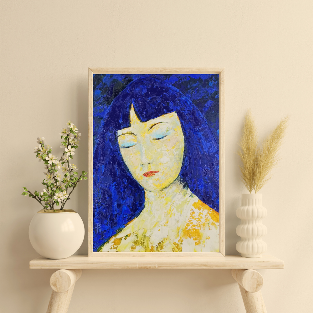 1 Oriental Girl Print - Image 2