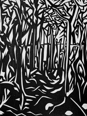 Enchanted Wood Print