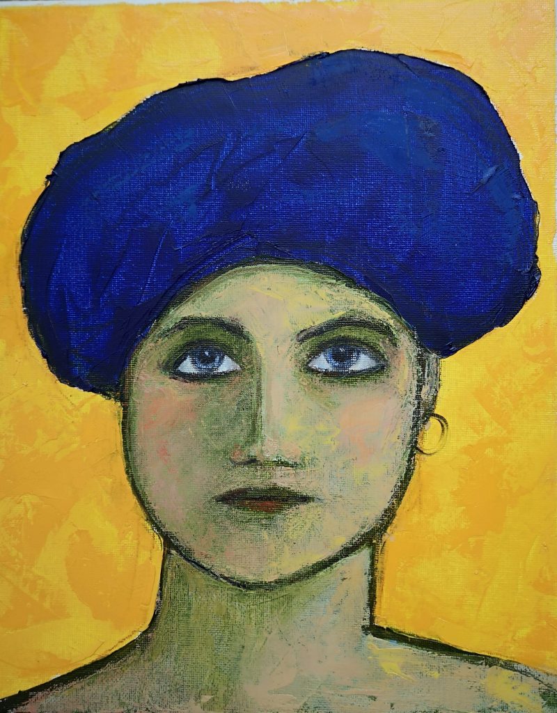 Blue turban