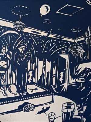 Halloween Burlesque Print